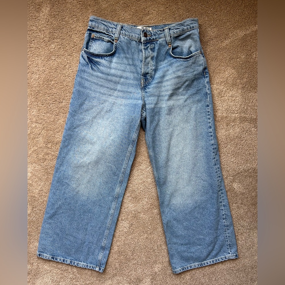 Free People Chalet High Waisted Ankle Jeans